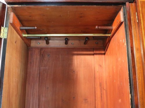 EDWARDS ROBERTS VICTORIAN MARQUETRY FITTED WARDROBE - ADDITIONAL PHOTO 22