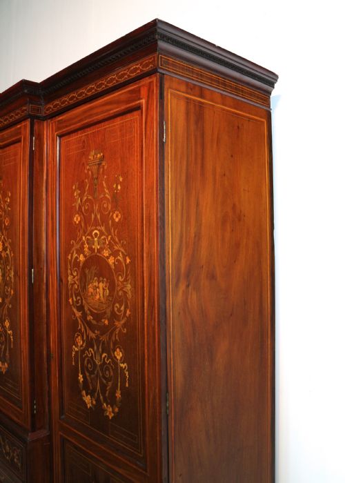 EDWARDS ROBERTS VICTORIAN MARQUETRY FITTED WARDROBE - ADDITIONAL PHOTO 27