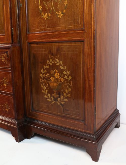 EDWARDS ROBERTS VICTORIAN MARQUETRY FITTED WARDROBE - ADDITIONAL PHOTO 28