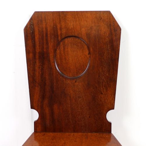SET OF FOUR VICTORIAN MAHOGANY HALL CHAIRS BY HOLLAND SONS - ADDITIONAL PHOTO 7