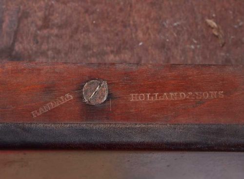 SET OF FOUR VICTORIAN MAHOGANY HALL CHAIRS BY HOLLAND SONS - ADDITIONAL PHOTO 10