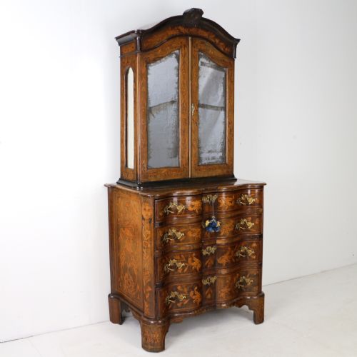 DUTCH WALNUT MARQUETRY CABINETONCHEST - ADDITIONAL PHOTO 1