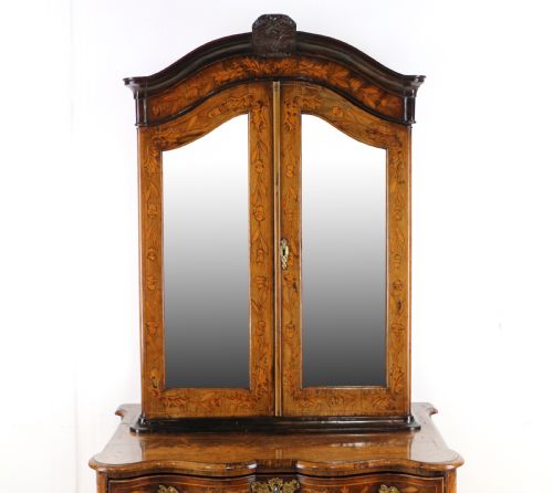 DUTCH WALNUT MARQUETRY CABINETONCHEST - ADDITIONAL PHOTO 5