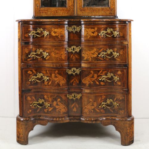 DUTCH WALNUT MARQUETRY CABINETONCHEST - ADDITIONAL PHOTO 8