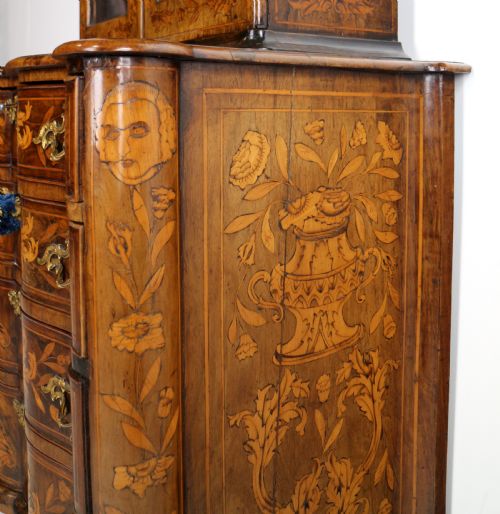 DUTCH WALNUT MARQUETRY CABINETONCHEST - ADDITIONAL PHOTO 24