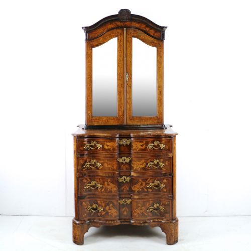DUTCH WALNUT MARQUETRY CABINETONCHEST - ADDITIONAL PHOTO 28
