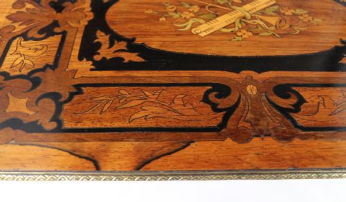PAIR OF ANTIQUE FRENCH 19TH CENTURY MARQUETRY INLAID TAGRES - ADDITIONAL PHOTO 23