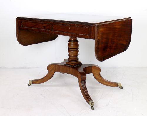 SCOTTISH WILLIAM TROTTER MAHOGANY SOFA TABLE - ADDITIONAL PHOTO 2