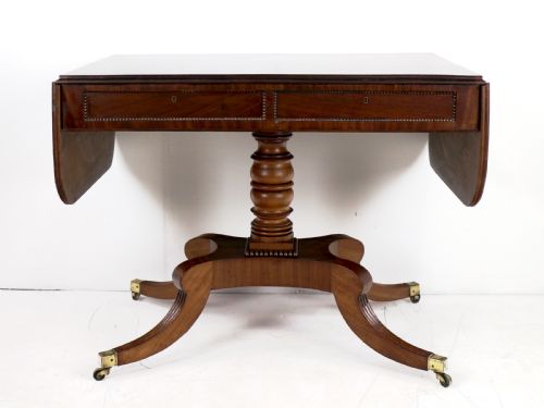 SCOTTISH WILLIAM TROTTER MAHOGANY SOFA TABLE - ADDITIONAL PHOTO 3