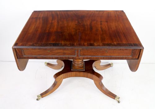 SCOTTISH WILLIAM TROTTER MAHOGANY SOFA TABLE - ADDITIONAL PHOTO 6