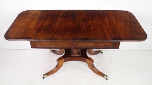 SCOTTISH WILLIAM TROTTER MAHOGANY SOFA TABLE - ADDITIONAL PHOTO 9