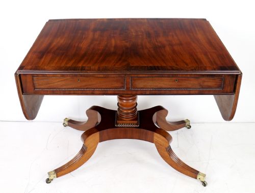 SCOTTISH WILLIAM TROTTER MAHOGANY SOFA TABLE - ADDITIONAL PHOTO 12