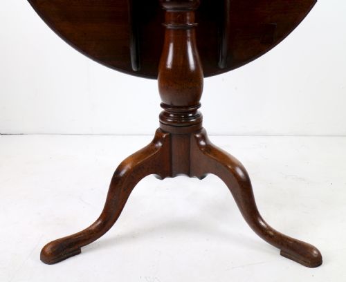 EARLY GEORGIAN DISH TOP BIRD CAGE TRIPOD TABLE - ADDITIONAL PHOTO 7