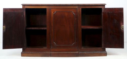 GEORGE III CHIPPENDALE STYLE MAHOGANY FREESTANDING KNEEHOLE LIBRARY DESK - ADDITIONAL PHOTO 23