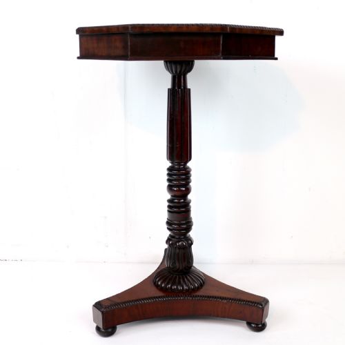 A REGENCY MARBLE SPECIMEN MAHOGANY TABLE - ADDITIONAL PHOTO 1