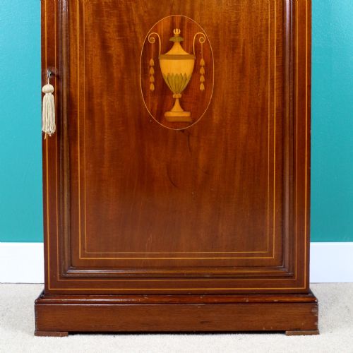 VICTORIAN MAHOGANY MARQUETRY MUSIC SIDE CABINET BY KEEBLE LONDON - ADDITIONAL PHOTO 6