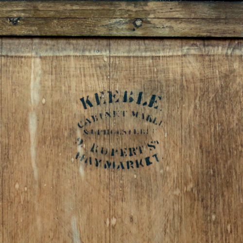 VICTORIAN MAHOGANY MARQUETRY MUSIC SIDE CABINET BY KEEBLE LONDON - ADDITIONAL PHOTO 17