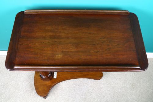19TH CENTURY CARTERS PATENT MAHOGANY ADJUSTABLE BED READING TABLE - ADDITIONAL PHOTO 8