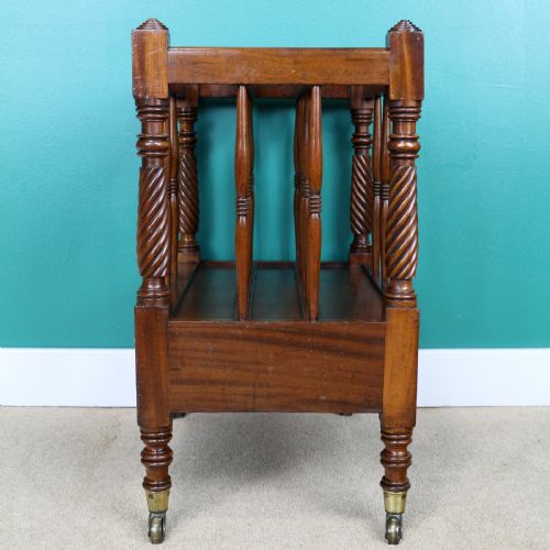 IRISH EARLY 19TH CENTURY REGENCY MAHOGANY CANTERBURY - ADDITIONAL PHOTO 12