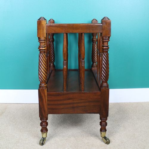 IRISH EARLY 19TH CENTURY REGENCY MAHOGANY CANTERBURY - ADDITIONAL PHOTO 14