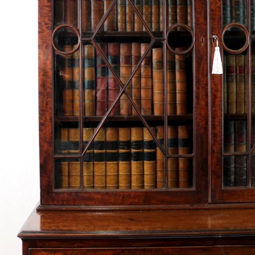 GEORGE III GILLOWS MAHOGANY SECRETAIRE BOOKCASE CABINET - ADDITIONAL PHOTO 7