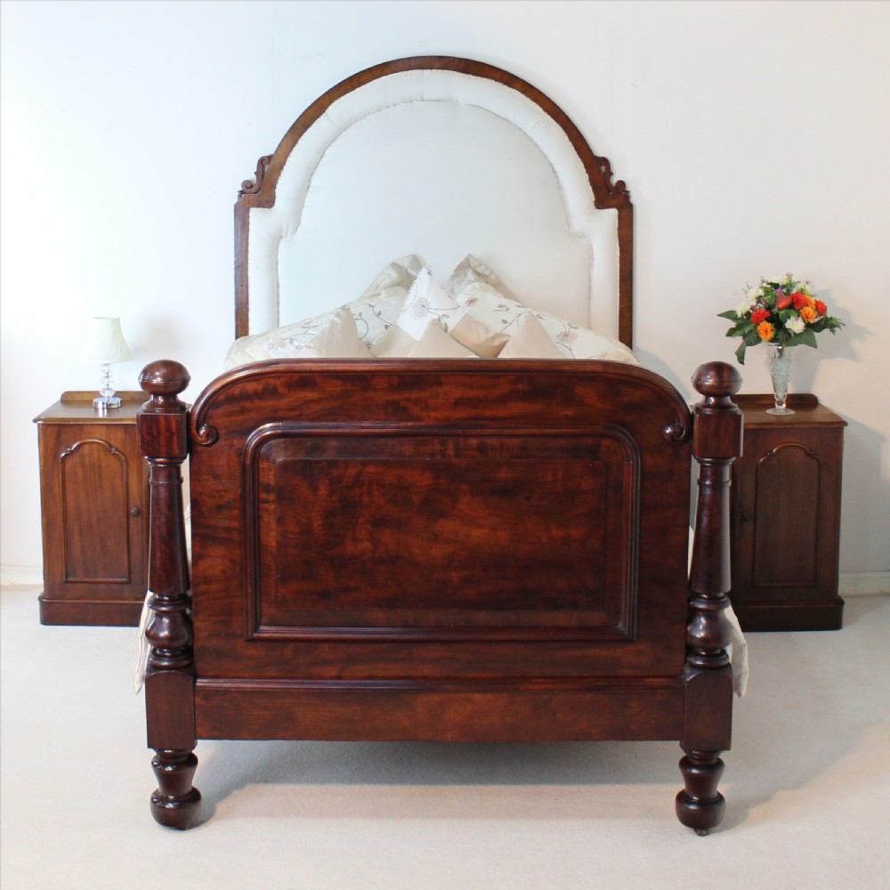 Scottish Victorian Mahogany Double Bed