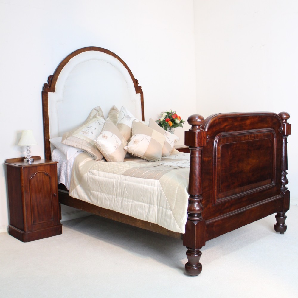 Scottish Victorian Mahogany Double Bed View II