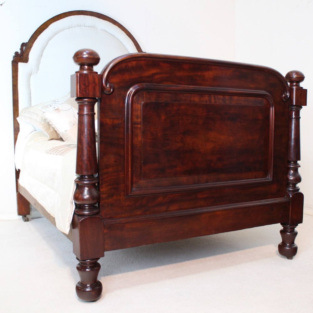 Scottish Victorian Mahogany Double Bed View III