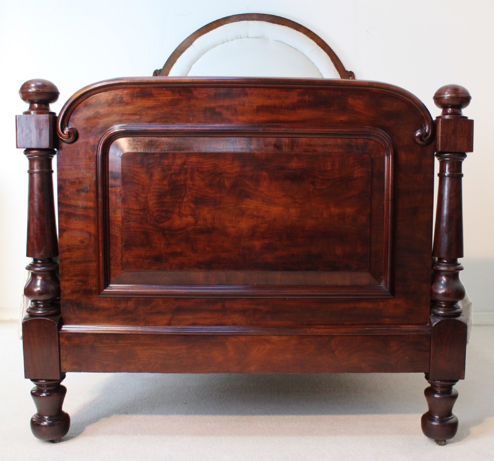 Scottish Victorian Mahogany Double Bed View IV