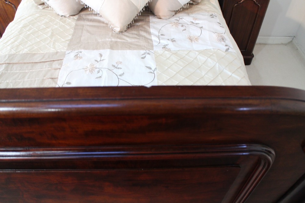 Scottish Victorian Mahogany Double Bed View X
