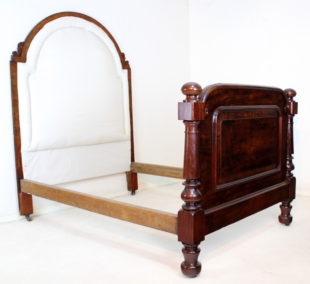 Scottish Victorian Mahogany Double Bed View XII