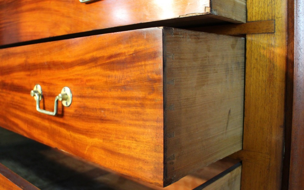 Victorian Mahogany Three Door Breakfront Wardrobe View XV