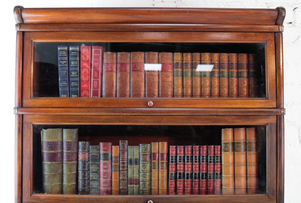Globe Wernicke Mahogany Five Section Stacking Bookcase, c.1900 View V