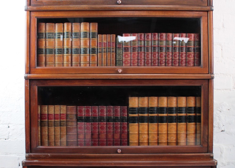 Globe Wernicke Mahogany Five Section Stacking Bookcase, c.1900 View VI
