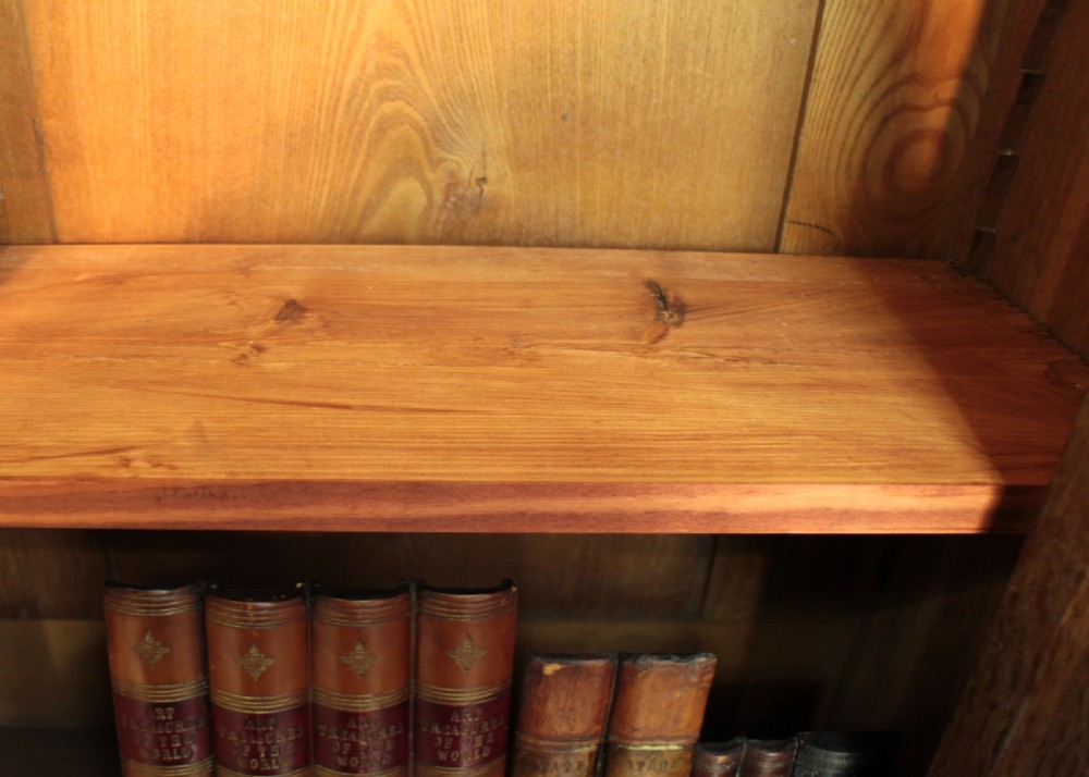 Victorian Ivy Carved Oak Library Bookcase View XXIV