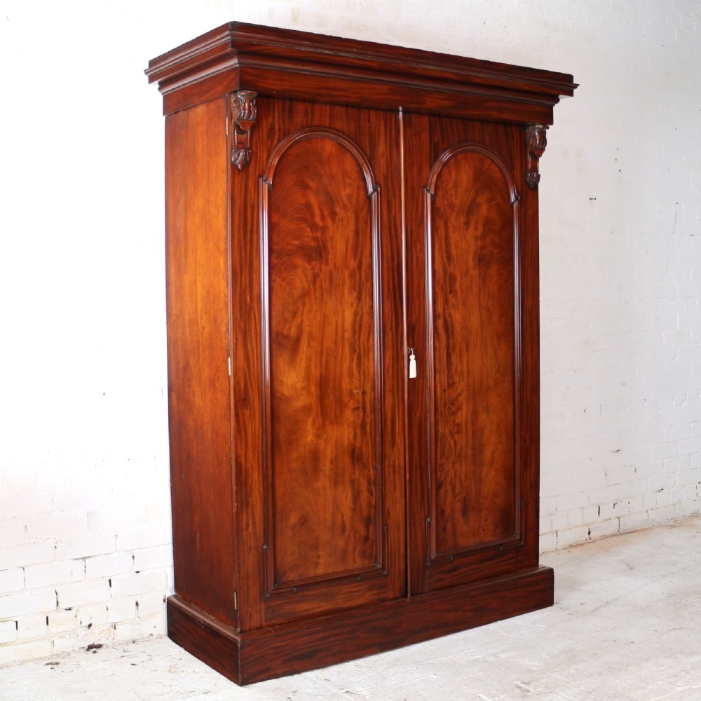 William IV Mahogany Fitted Wardrobe View II