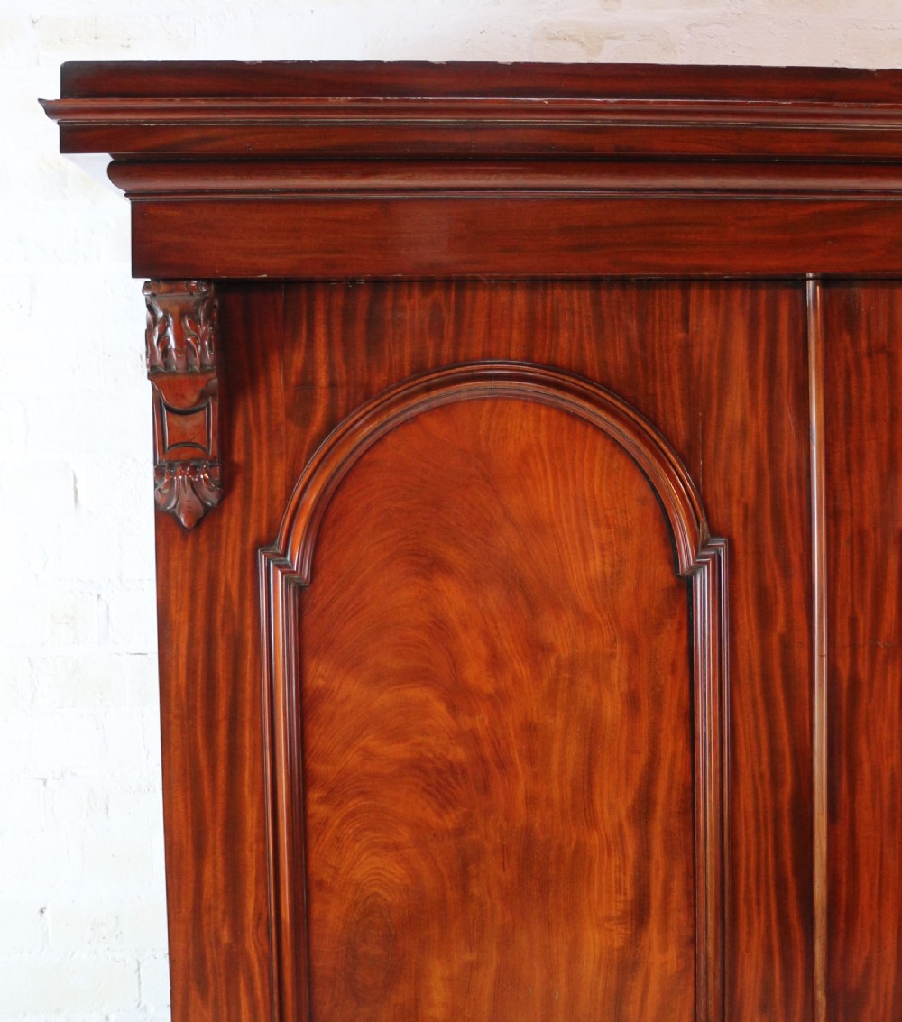William IV Mahogany Fitted Wardrobe View V