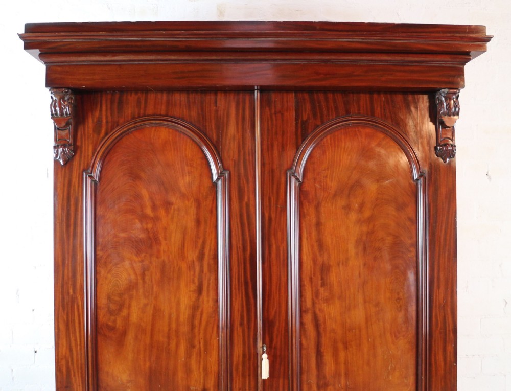 William IV Mahogany Fitted Wardrobe View VI