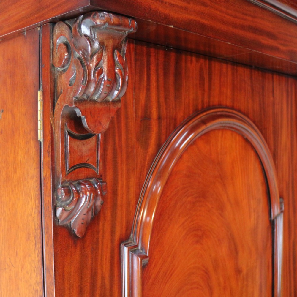 William IV Mahogany Fitted Wardrobe View XIII