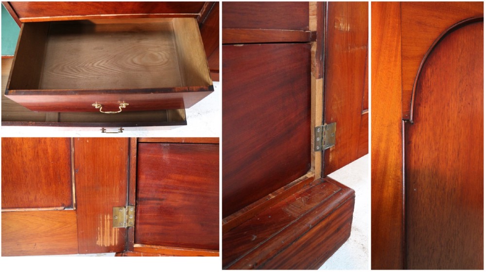 William IV Mahogany Fitted Wardrobe View XXV