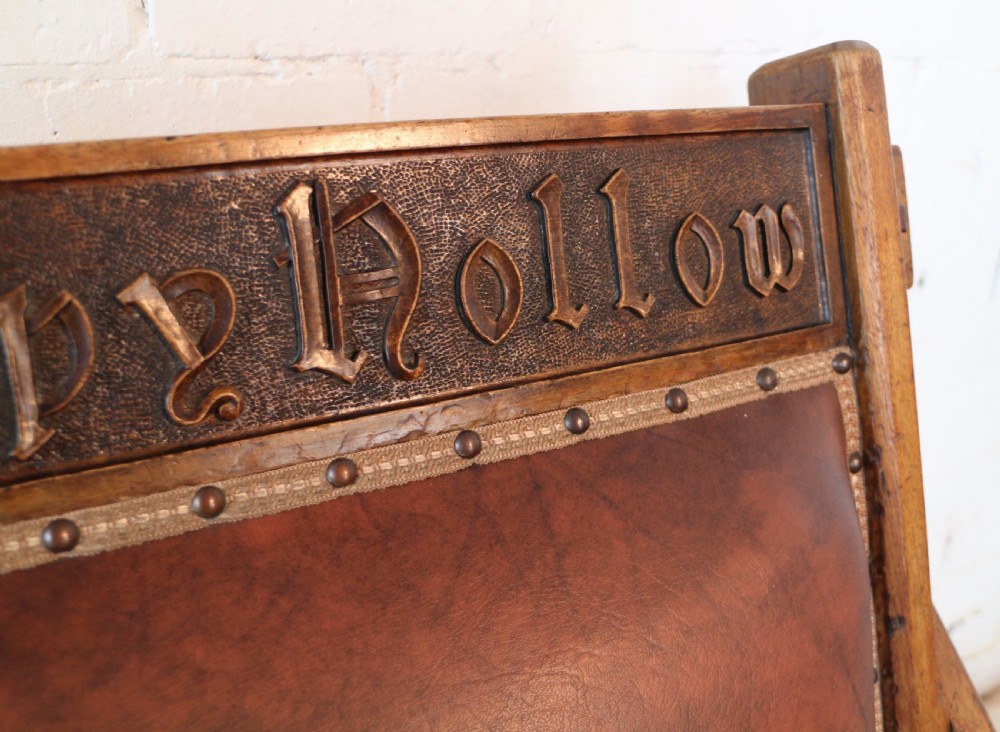 Arts & Crafts Oak 'Sleepy Hollow' Library Armchair View X
