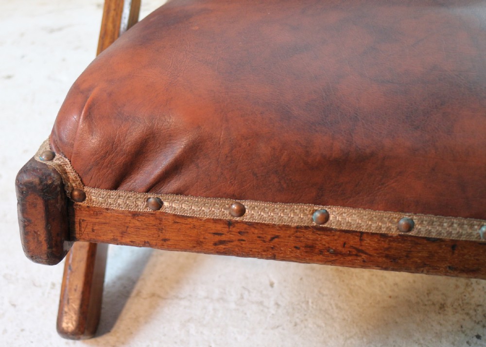 Arts & Crafts Oak 'Sleepy Hollow' Library Armchair View XVI