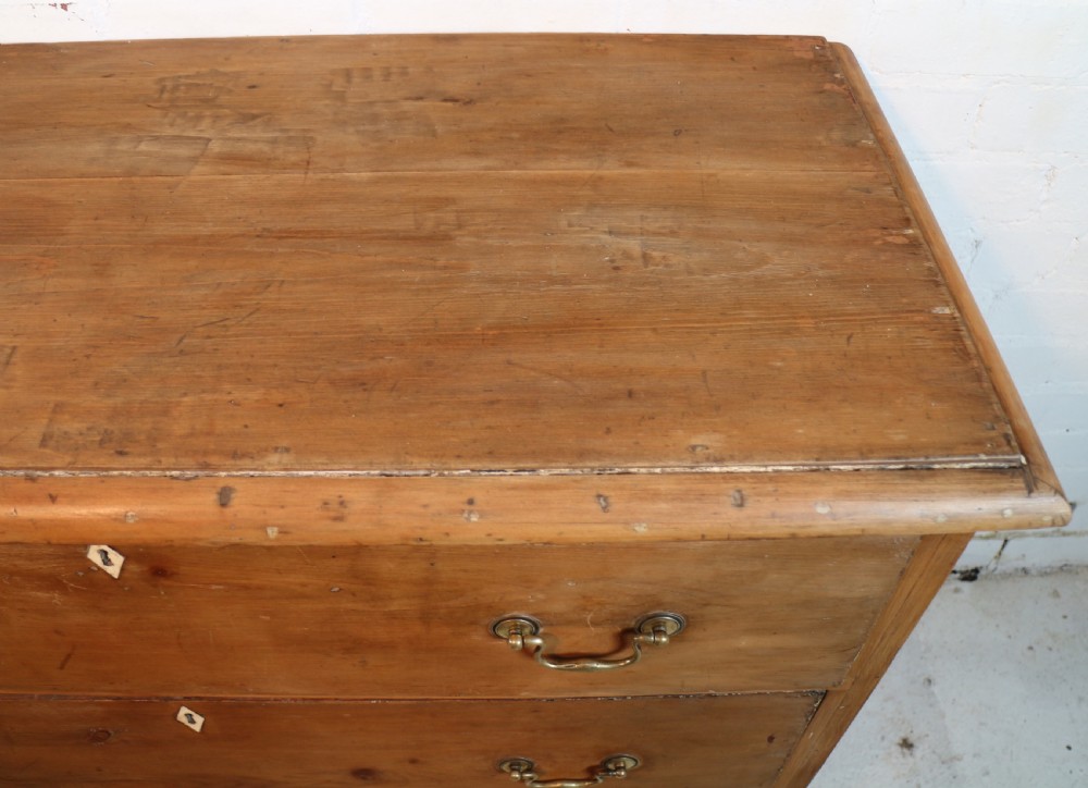 Early Victorian Antique Scottish Pine Estate Chest View XV