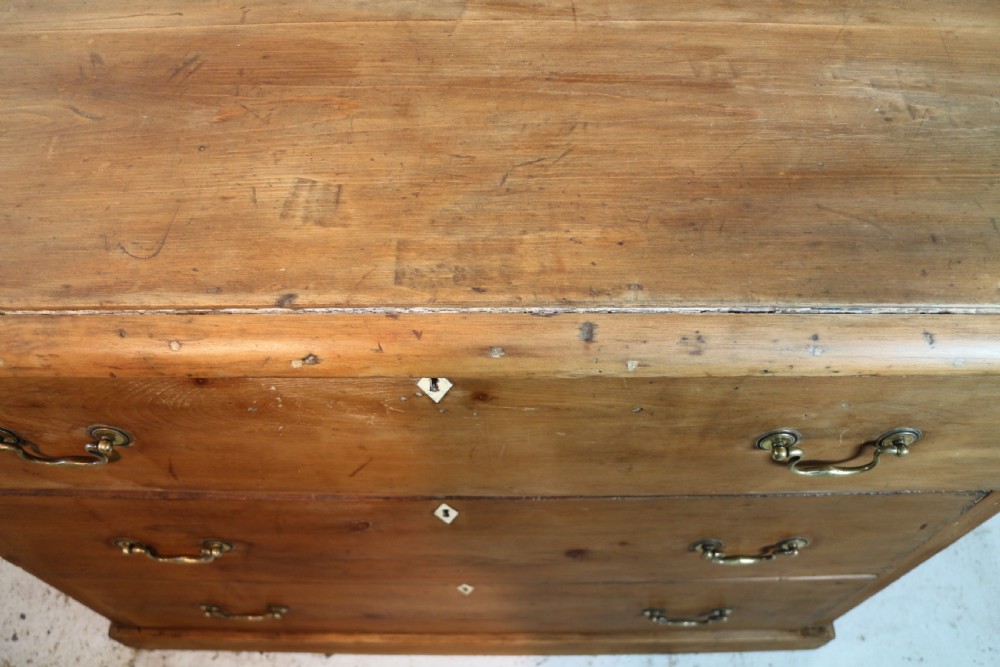 Early Victorian Antique Scottish Pine Estate Chest View XVI