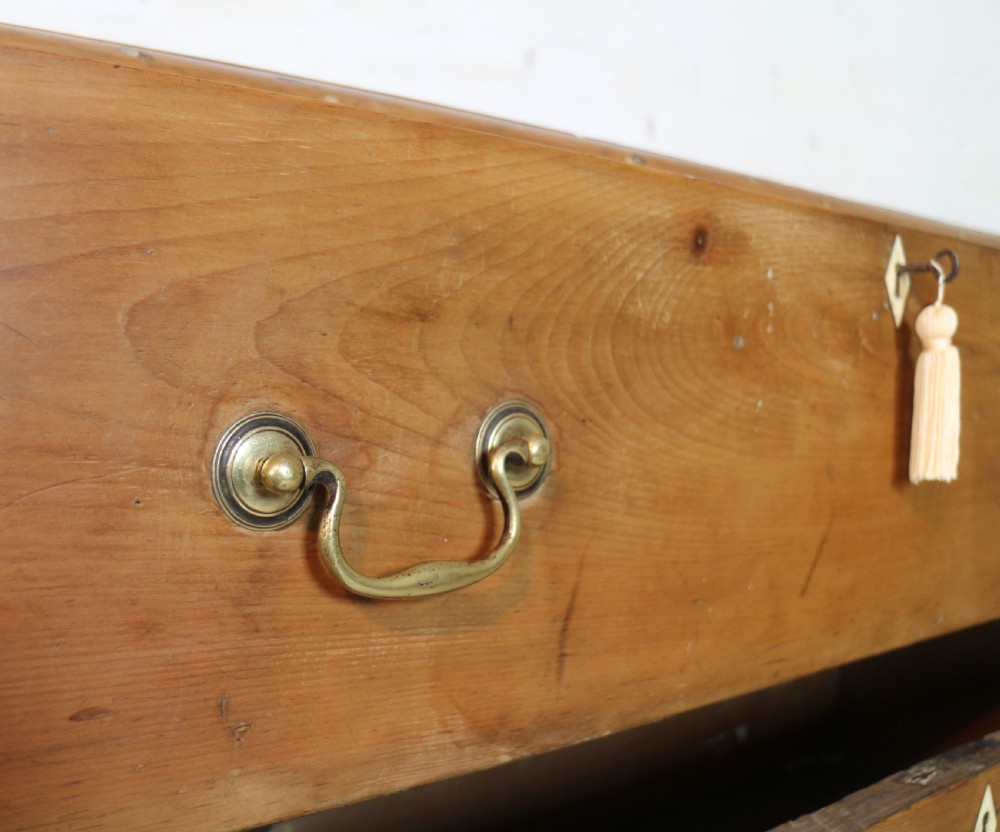 Early Victorian Antique Scottish Pine Estate Chest View XXII