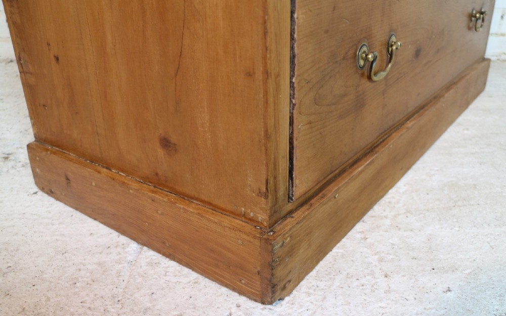 Early Victorian Antique Scottish Pine Estate Chest View XXV