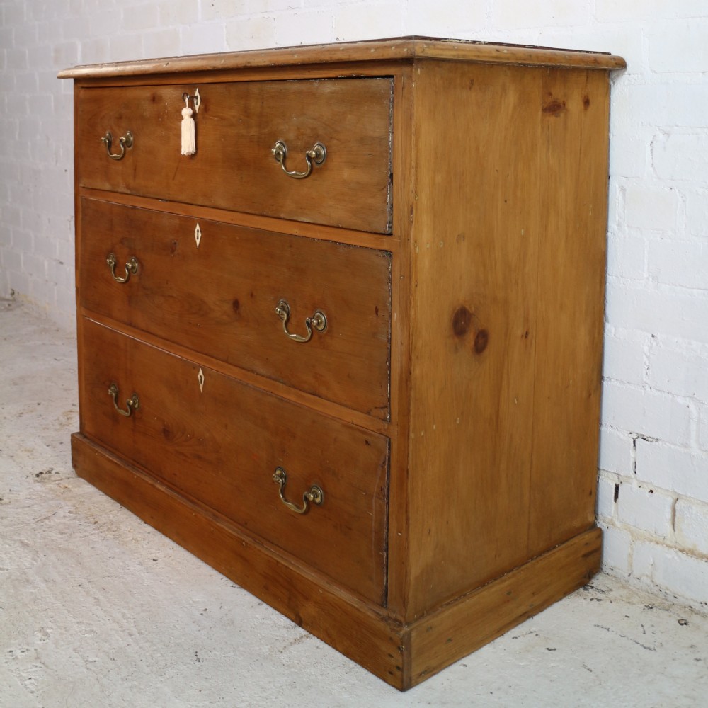 Early Victorian Antique Scottish Pine Estate Chest View XXVI