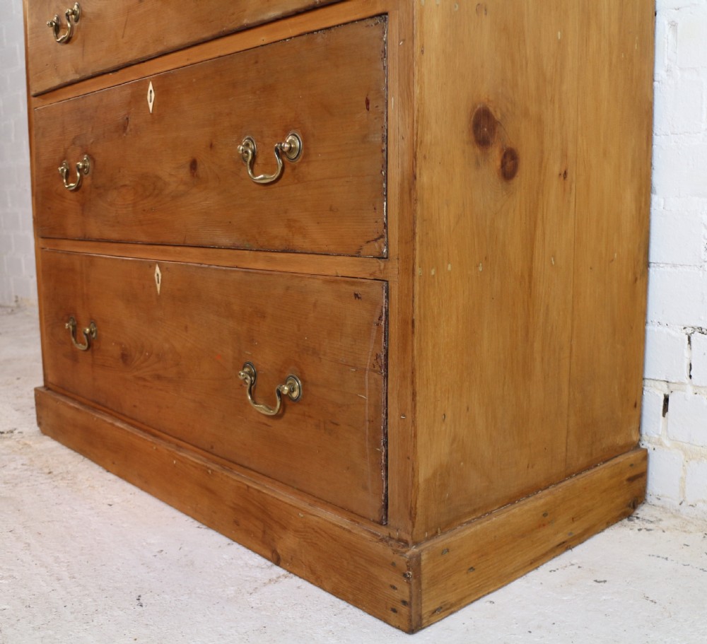 Early Victorian Antique Scottish Pine Estate Chest View XXVIII
