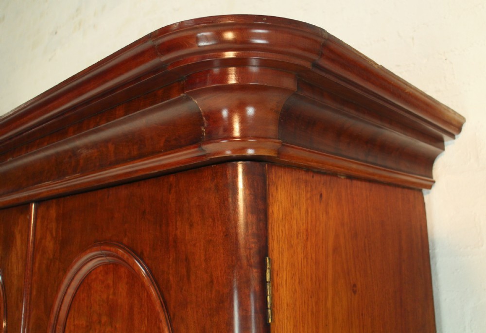Victorian Mahogany Three Door Fitted Wardrobe, c.1870 View XXI