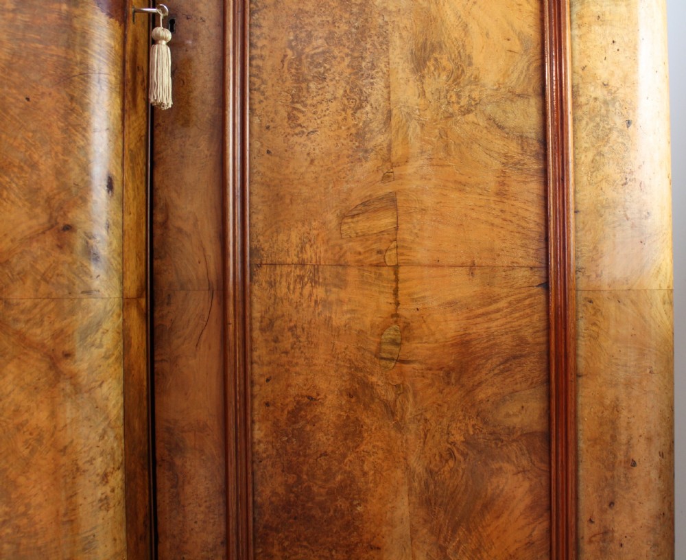 Victorian Walnut Breakfront Fitted Wardrobe View XIII